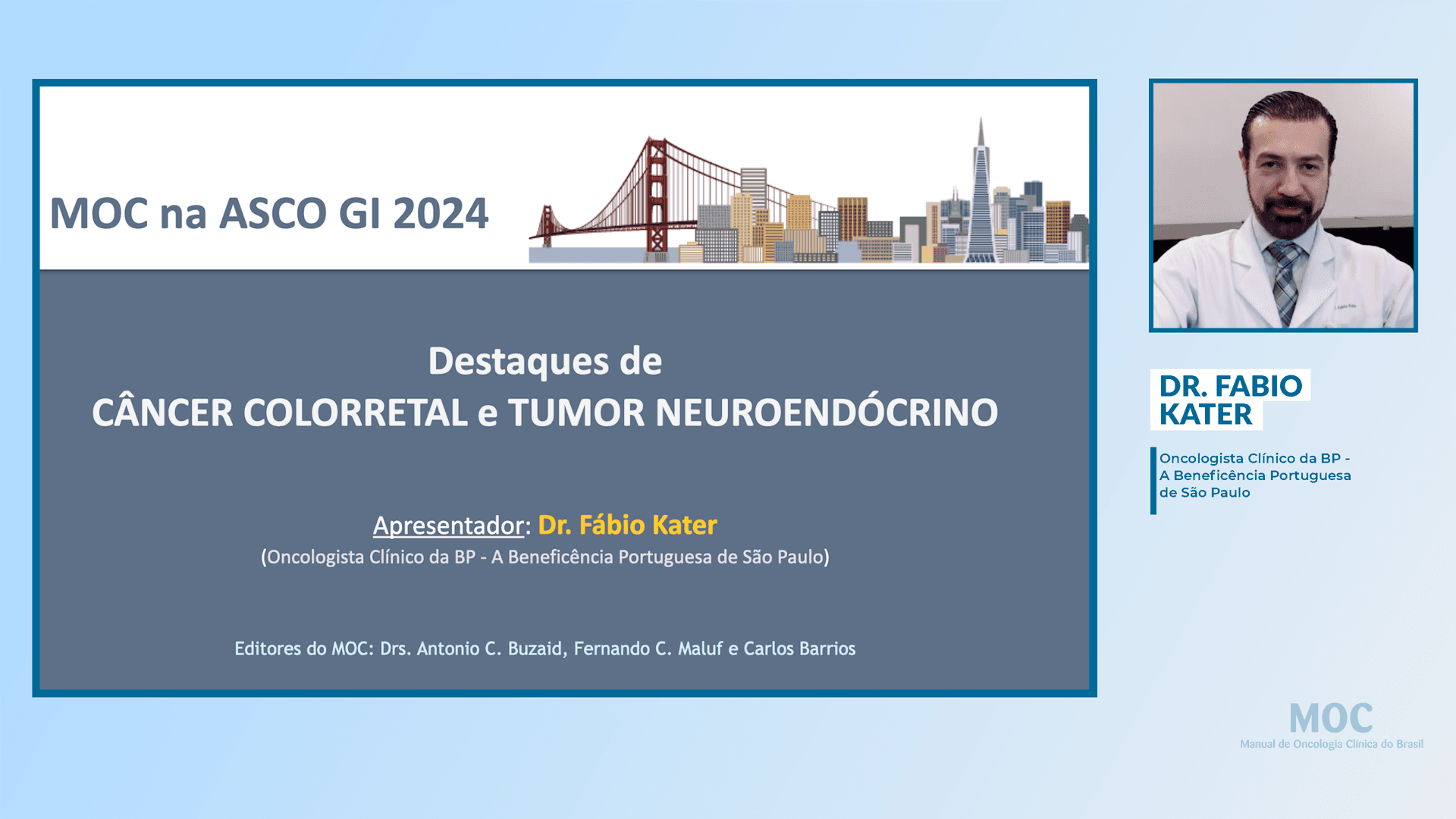 ASCO GI 2024: Câncer colorretal e Tumor neuroendócrino | Dr. Fabio Kater